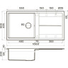 Мойка OMOIKIRI SUMI 100-BE Tetogranit/ваниль 4993655
