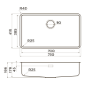Мойка OMOIKIRI OMI 73-U/I-LG Ultra нерж.сталь/светлое золото 4997562
