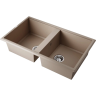 Мойка OMOIKIRI TEDORI 86-2-SA Tetogranit/бежевый 4993926